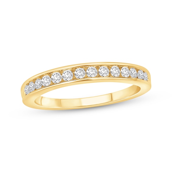 Previously Owned Diamond Anniversary Ring 1/4 ct tw Round-cut 10K Yellow Gold