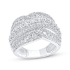 Thumbnail Image 0 of Previously Owned Diamond Bypass Ring 2 ct tw Round-cut 10K White Gold