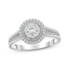Thumbnail Image 1 of Previously Owned Diamond Engagement Ring 3/4 ct tw Round-cut 14K White Gold