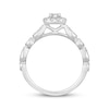 Thumbnail Image 3 of Previously Owned Diamond Engagement Ring 1/2 ct tw Round-cut 10K White Gold Size 7