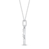 Thumbnail Image 2 of Previously Owned Diamond Tree of Life Necklace 1/3 ct tw 10K White Gold 18&quot;