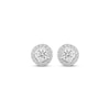 Thumbnail Image 1 of Previously Owned Diamond Earrings 1/4 ct tw Round-cut 10K White Gold