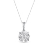 Thumbnail Image 1 of Previously Owned Diamond Necklace 1/4 ct tw Round-cut 10K White Gold