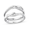 Thumbnail Image 1 of Previously Owned Diamond Enhancer Ring 1/5 ct tw Round-cut 14K White Gold