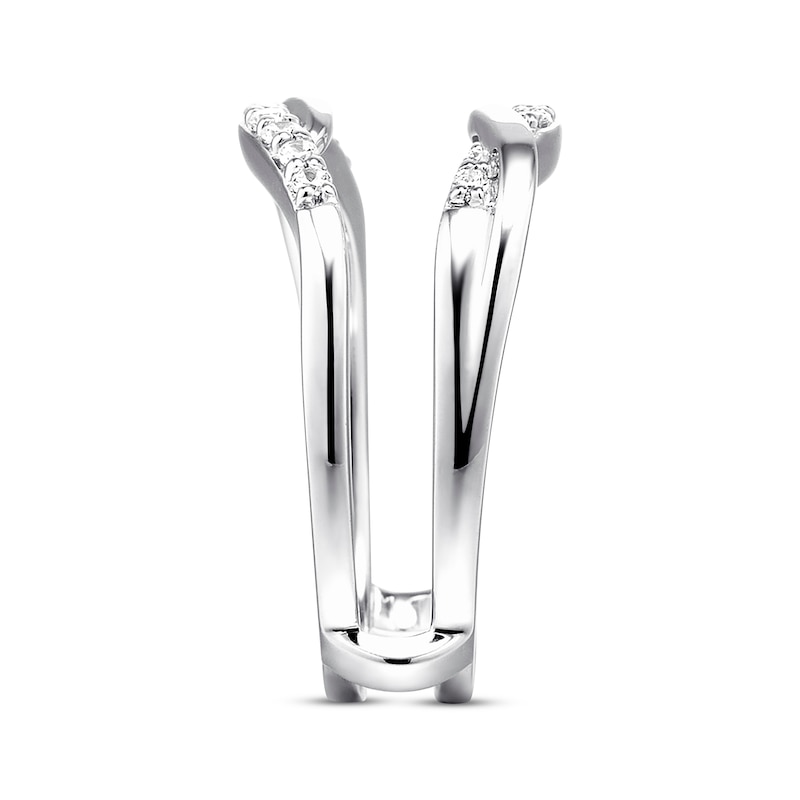 Main Image 2 of Previously Owned Diamond Enhancer Ring 1/5 ct tw Round-cut 14K White Gold