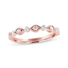 Thumbnail Image 1 of Previously Owned Adrianna Papell Diamond Anniversary Band 1/3 ct tw Round-cut 14K Rose Gold