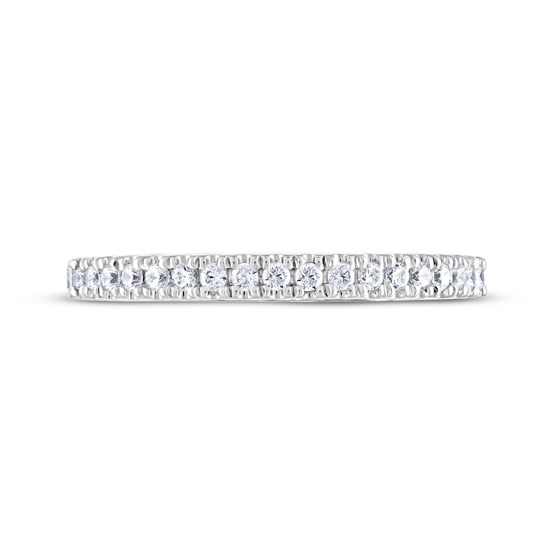Main Image 3 of Previously Owned Adrianna Papell Diamond Wedding Band 1/4 ct tw Round-cut 14K Two-Tone Gold