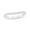Thumbnail Image 1 of Previously Owned THE LEO First Light Diamond Wedding Band 1/4 ct tw Round-cut 14K White Gold