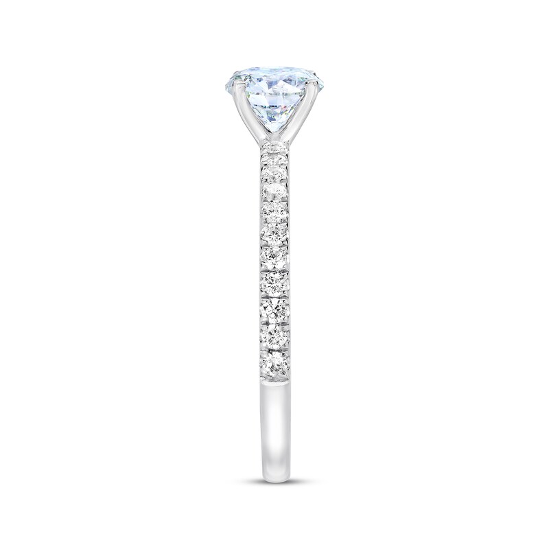 Main Image 2 of Previously Owned THE LEO First Light Diamond Engagement Ring 5/8 ct tw Round-cut 14K White Gold