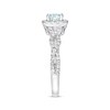 Thumbnail Image 2 of Previously Owned THE LEO First Light Diamond Engagement Ring 7/8 ct tw Round-cut 14K White Gold
