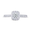Thumbnail Image 3 of Previously Owned THE LEO Ideal Cut Diamond Engagement Ring 3/4 ct tw Round-cut 14K White Gold