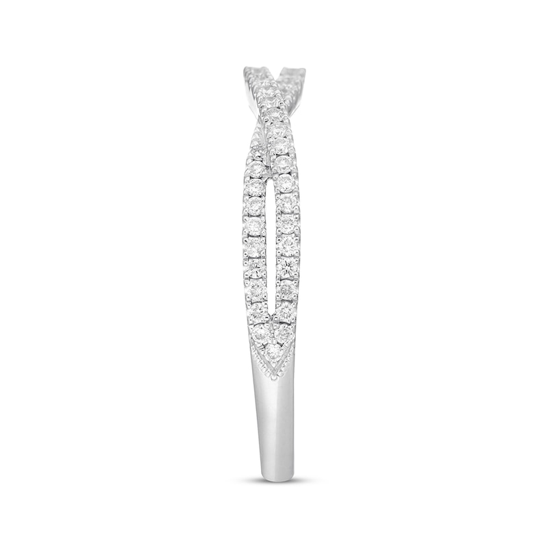 Main Image 2 of Previously Owned Neil Lane Diamond Wedding Band 1/4 ct tw Round-cut 14K White Gold