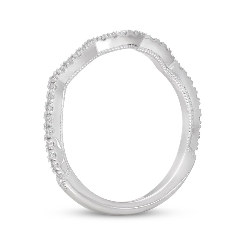 Main Image 3 of Previously Owned Neil Lane Diamond Wedding Band 1/5 ct tw Round-cut 14K White Gold