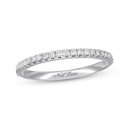 Previously Owned Neil Lane Diamond Wedding Band 1/5 ct tw Round-cut 14K White Gold