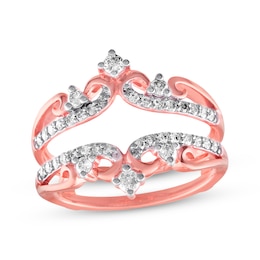 Previously Owned Diamond Enhancer Ring 1/2 ct tw Round-cut 14K Rose Gold