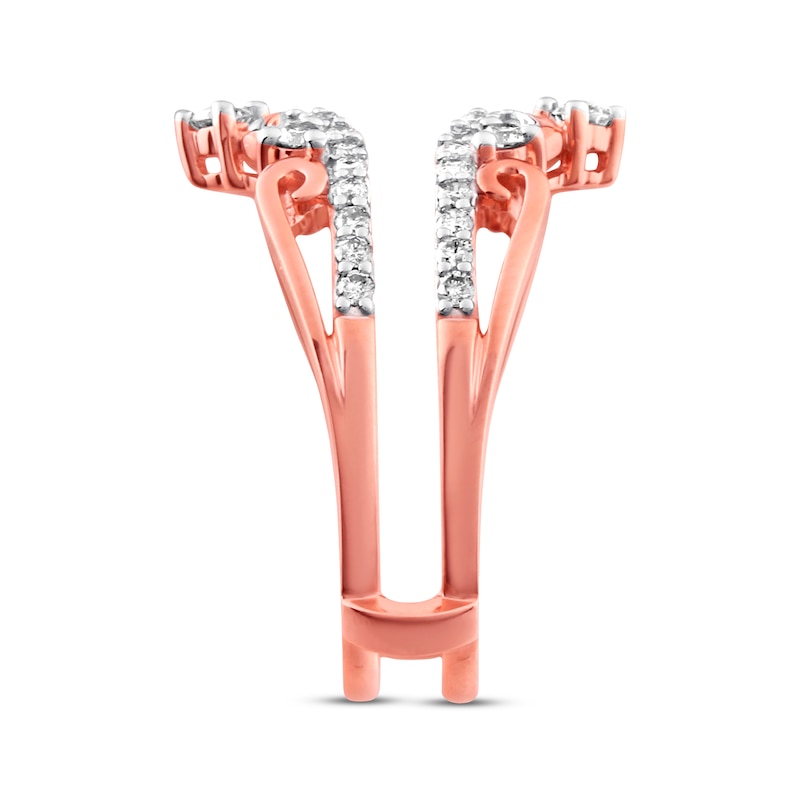 Main Image 2 of Previously Owned Diamond Enhancer Ring 1/2 ct tw Round-cut 14K Rose Gold