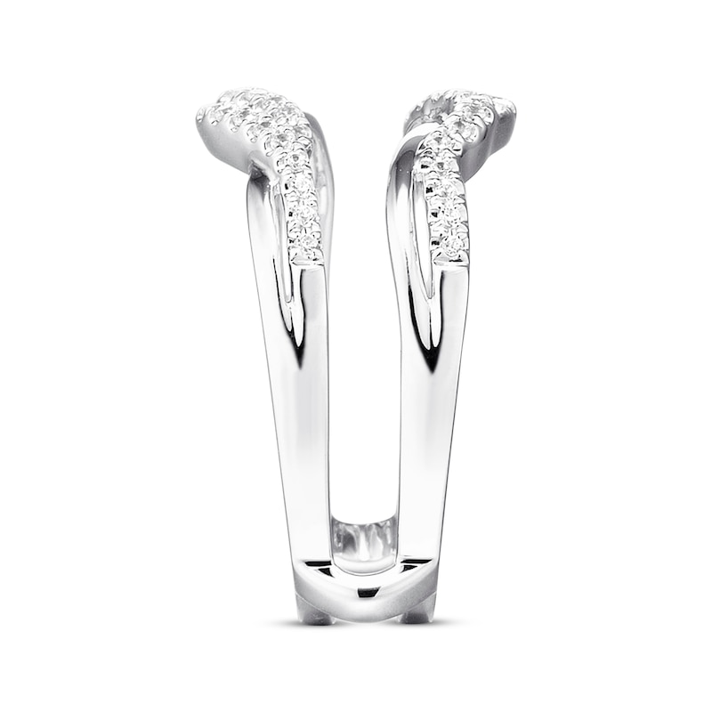 Main Image 2 of Previously Owned Diamond Enhancer Ring 1/4 ct tw Round-cut 14K White Gold