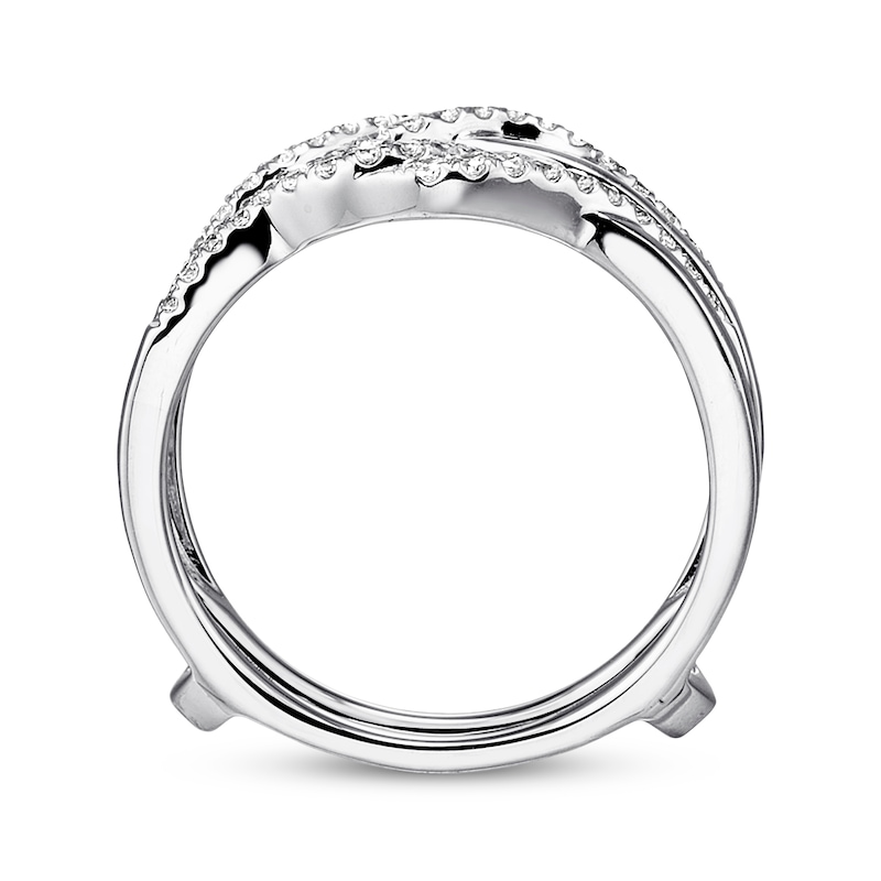 Main Image 3 of Previously Owned Diamond Enhancer Ring 1/4 ct tw Round-cut 14K White Gold