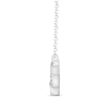 Thumbnail Image 3 of Previously Owned Diamond Fashion Necklace 1/4 ct tw Round-cut 10K White Gold 18&quot;