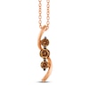Thumbnail Image 0 of Previously Owned Le Vian Chocolate Diamonds Necklace 1/3 ct tw 14K Strawberry Gold 18"