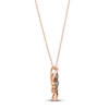 Thumbnail Image 2 of Previously Owned Le Vian Chocolate Diamonds Necklace 1/3 ct tw 14K Strawberry Gold 18&quot;