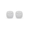 Thumbnail Image 1 of Previously Owned Diamond Stud Earrings 1/2 ct tw Round-Cut 10K White Gold