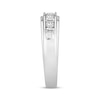 Thumbnail Image 2 of Previously Owned Men's Diamond Wedding Band 5/8 ct tw Round & Baguette-cut 10K White Gold