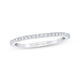Previously Owned THE LEO First Light Diamond Wedding Band 1/8 ct tw 14K White Gold