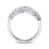 Previously Owned THE LEO Diamond Enhancer Ring 1 ct tw Round-cut 14K White Gold