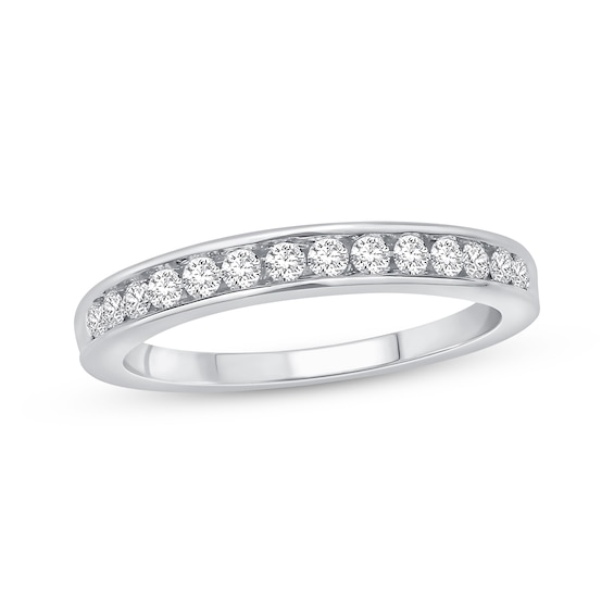 Previously Owned Diamond Anniversary Ring 1/ ct tw Round-cut 10K White Gold