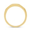 Thumbnail Image 3 of Previously Owned Men's Diamond Wedding Band 1/10 ct tw Round-cut 10K Yellow Gold