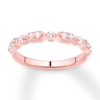 Thumbnail Image 1 of Previously Owned Diamond Wedding Band 1/4 ct tw 14K Rose Gold