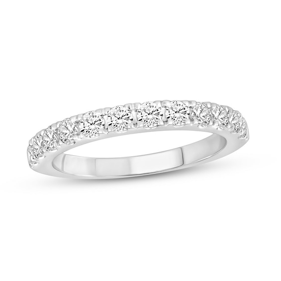 Previously Owned Diamond Anniversary Band 3/4 ct tw Round-Cut 14K White Gold
