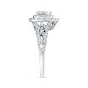 Thumbnail Image 2 of Previously Owned Neil Lane Engagement Ring 7/8 ct tw Pear & Round-cut Diamonds 14K White Gold - Size 8.5