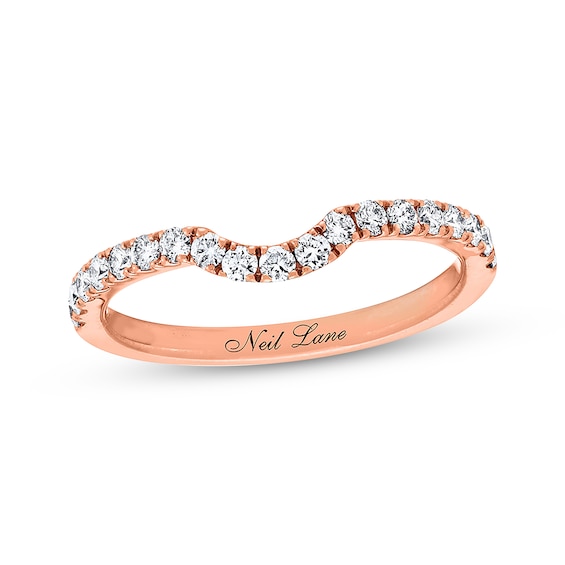 Previously Owned Neil Lane Wedding Band 3/8 ct tw Round-cut Diamonds 14K Rose Gold 5