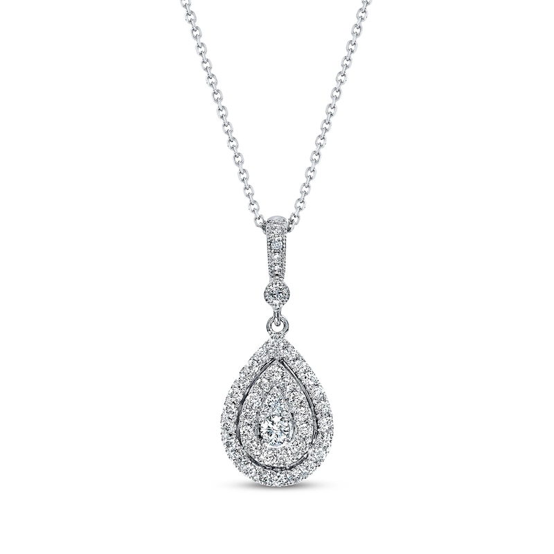 Previously Owned Neil Lane Necklace 1/2 ct tw Diamonds 14K White Gold | Kay