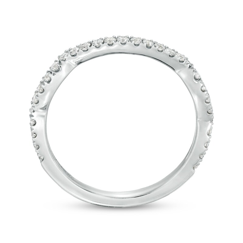 Main Image 4 of Previously Owned Neil Lane Diamond Wedding Band 1/3 ct tw Round-cut 14K White Gold - Size 4