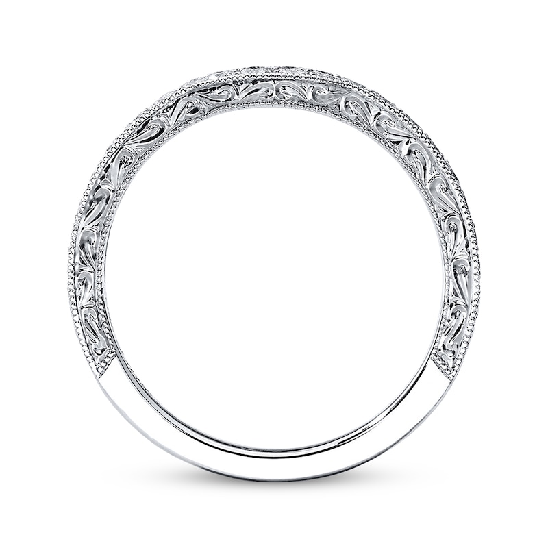 Main Image 3 of Previously Owned Neil Lane Wedding Band 1/3 ct tw Round-cut Diamonds 14K White Gold Size 9