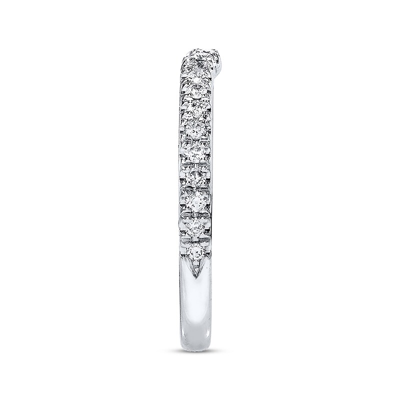 Main Image 2 of Previously Owned Neil Lane Wedding Band 1/5 ct tw Round-cut Diamonds 14K White Gold - Size 10