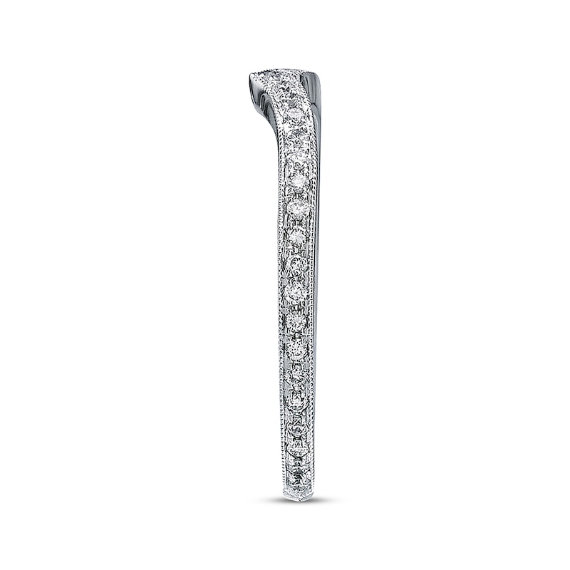 Main Image 2 of Previously Owned Neil Lane Wedding Band 1/5 ct tw Round-cut Diamonds 14K White Gold - Size 7