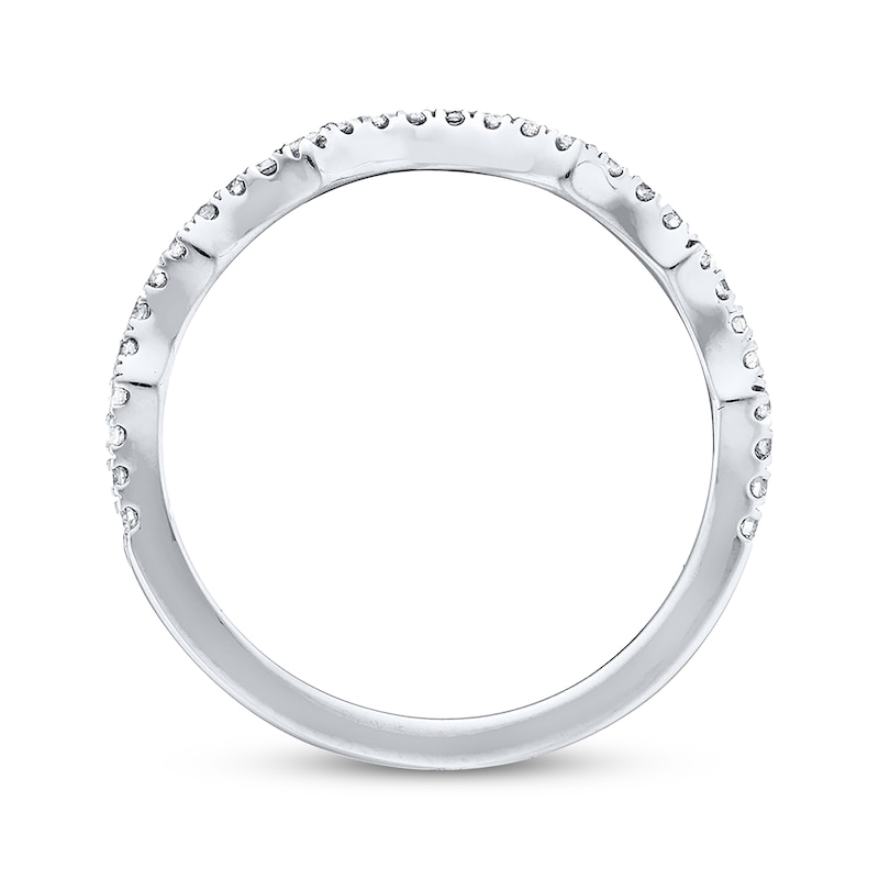 Previously Owned Neil Lane Wedding Band 1/5 ct tw Round-cut Diamonds 14K White Gold - Size 10