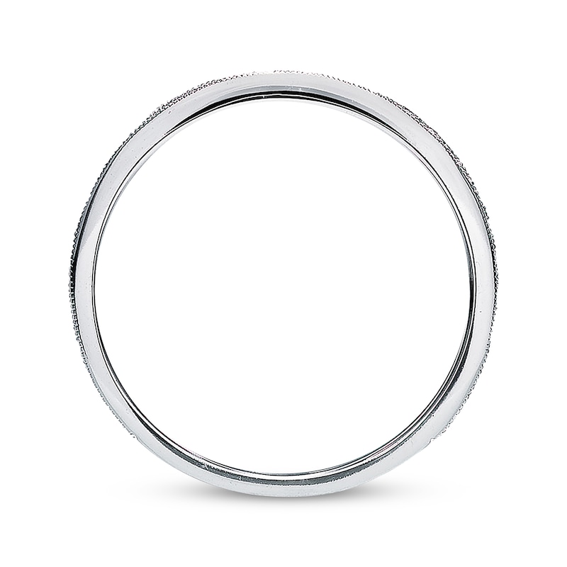 Main Image 3 of Previously Owned Neil Lane Wedding Band 1/5 ct tw Round-cut Diamonds 14K White Gold Size 6.75