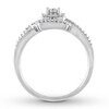 Thumbnail Image 2 of Previously Owned Diamond Promise Ring 1/4 ct tw Round-cut 10K White Gold