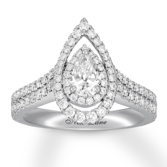 Previously Owned Neil Lane Diamond Engagement Ring 1 ct tw 14K White Gold
