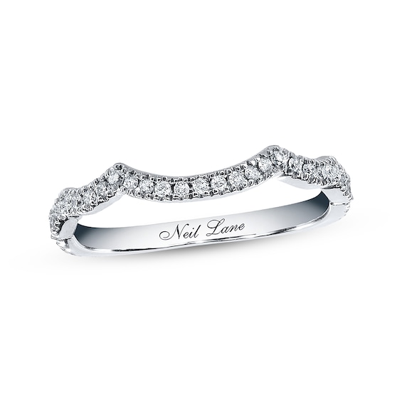 Previously Owned Neil Lane Wedding Band / ct tw Round-cut Diamonds 14K White Gold Size