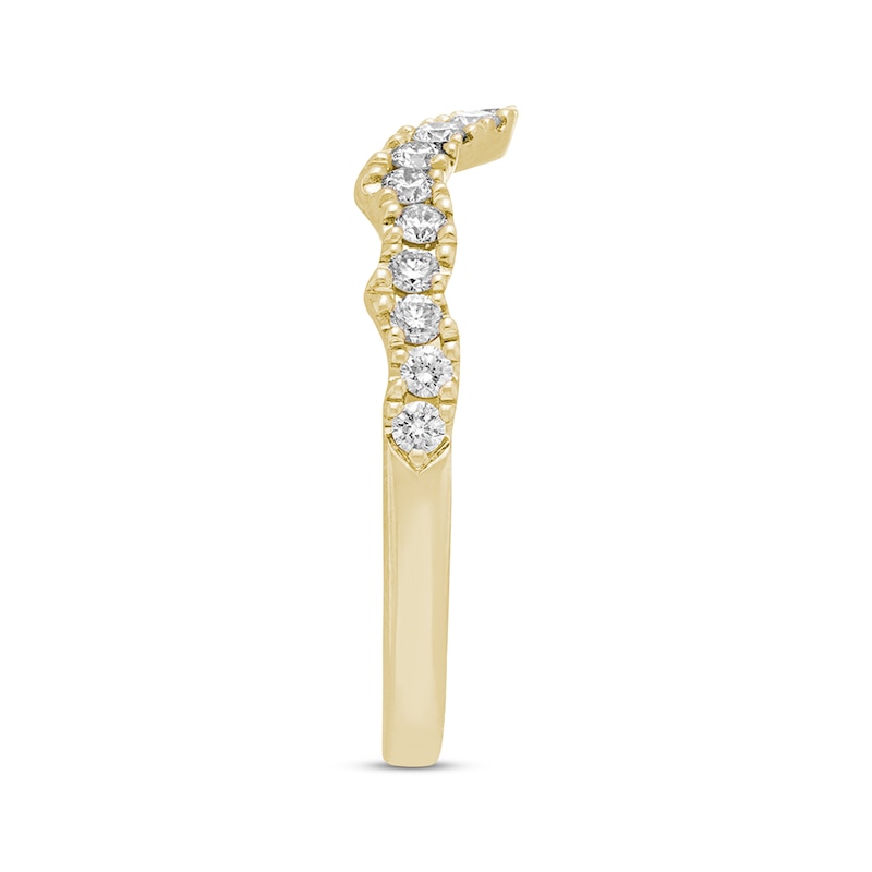 Main Image 2 of Previously Owned Neil Lane Diamond Wedding Band 1/3 ct tw Round-cut 14K Yellow Gold - Size 7