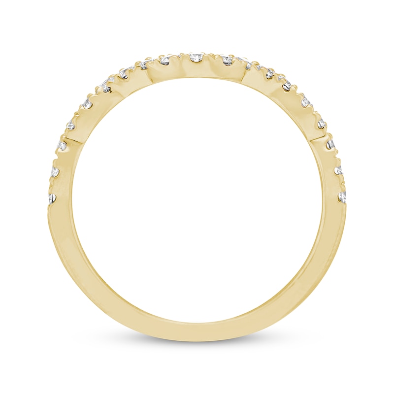 Main Image 3 of Previously Owned Neil Lane Diamond Wedding Band 1/3 ct tw Round-cut 14K Yellow Gold - Size 7
