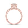Thumbnail Image 3 of Previously Owned Neil Lane Asscher-Cut Morganite Engagement Ring 3/8 ct tw Diamonds 14K Rose Gold Size 5.5