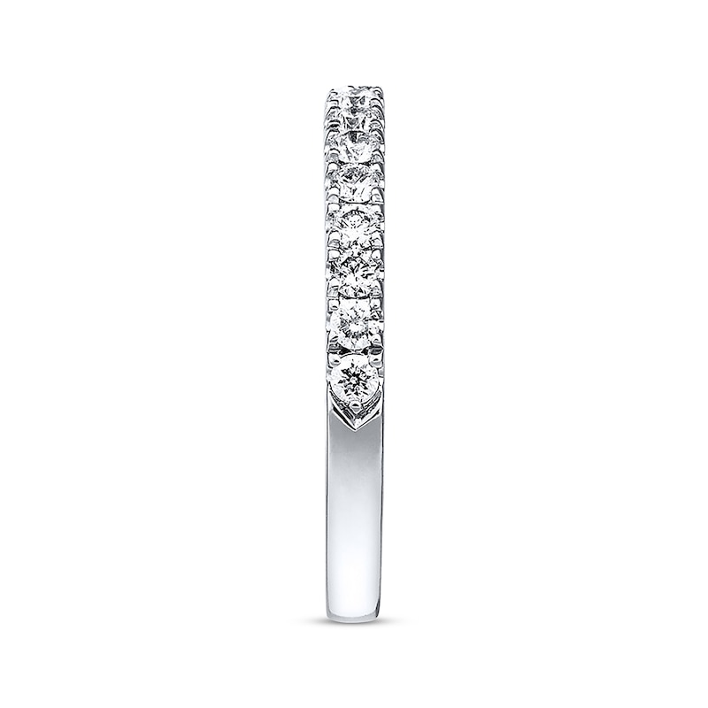 Main Image 2 of Previously Owned Neil Lane Wedding Band 1/2 ct tw Round-cut Diamonds 14K White Gold Size 8.5