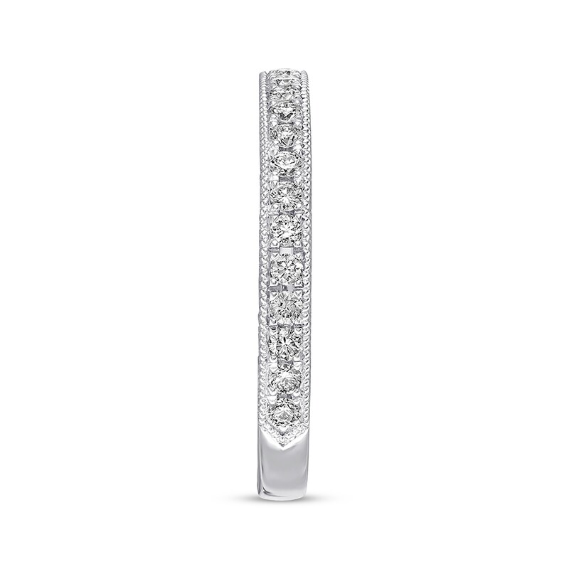 Main Image 2 of Previously Owned Neil Lane Diamond Wedding Band 1/3 ct tw Round-cut 14K White Gold - Size 4.5